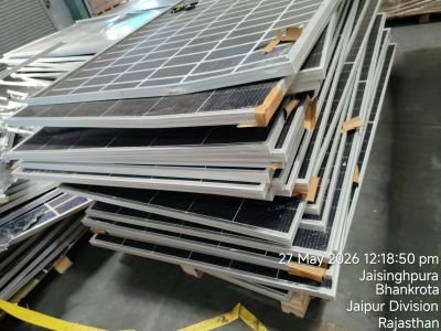 Damaged Bi-Facial PV Modules 590 WP